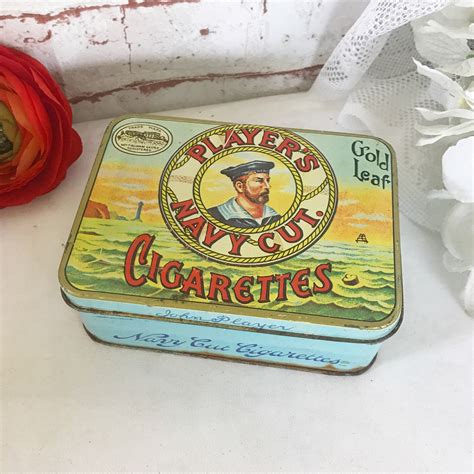 players metal cigarette box|collectible tobacco cigarettes.